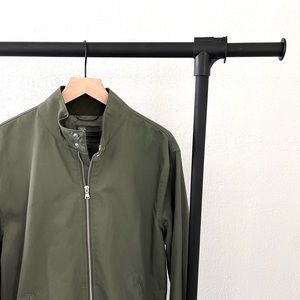 ASOS Funnel Neck Jacket in Olive